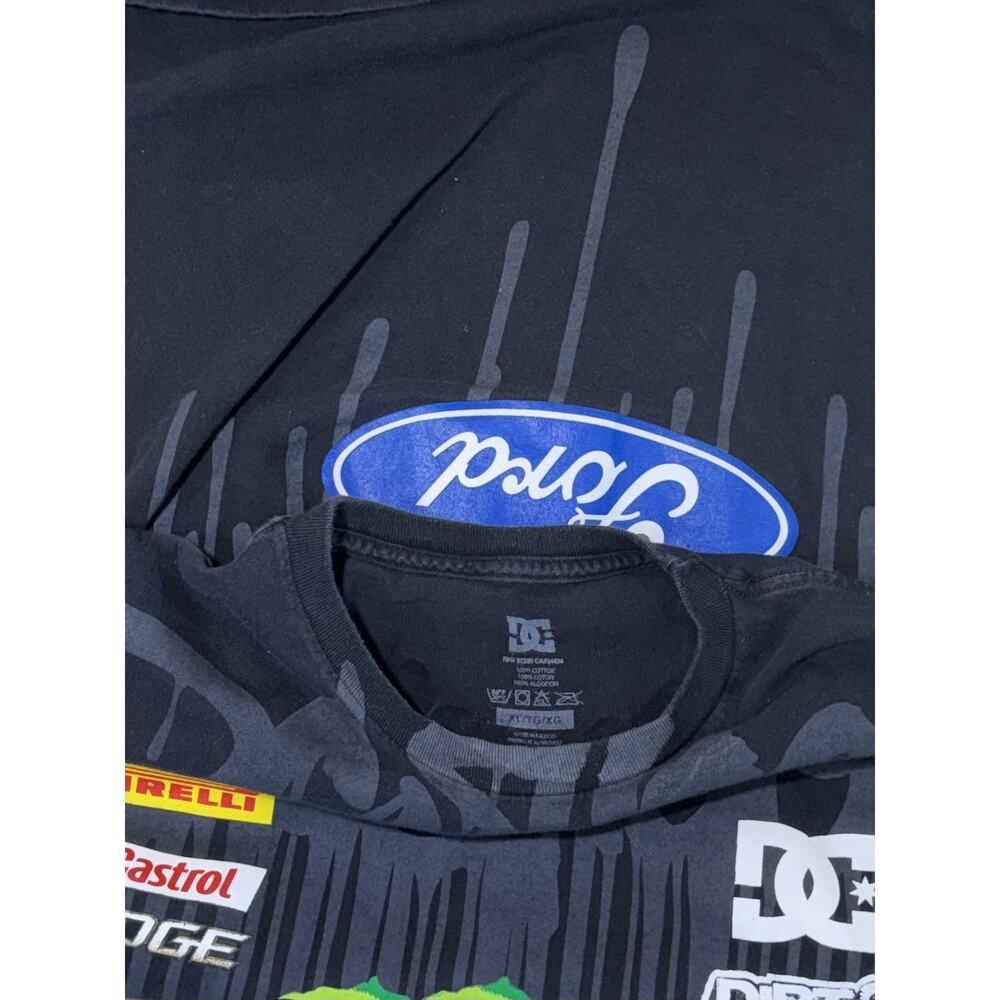 Ken Block 43 Monster Energy Ford Racing T Shirt XL Black Gymkhana Streetwear Y2K - Picture 7 of 7